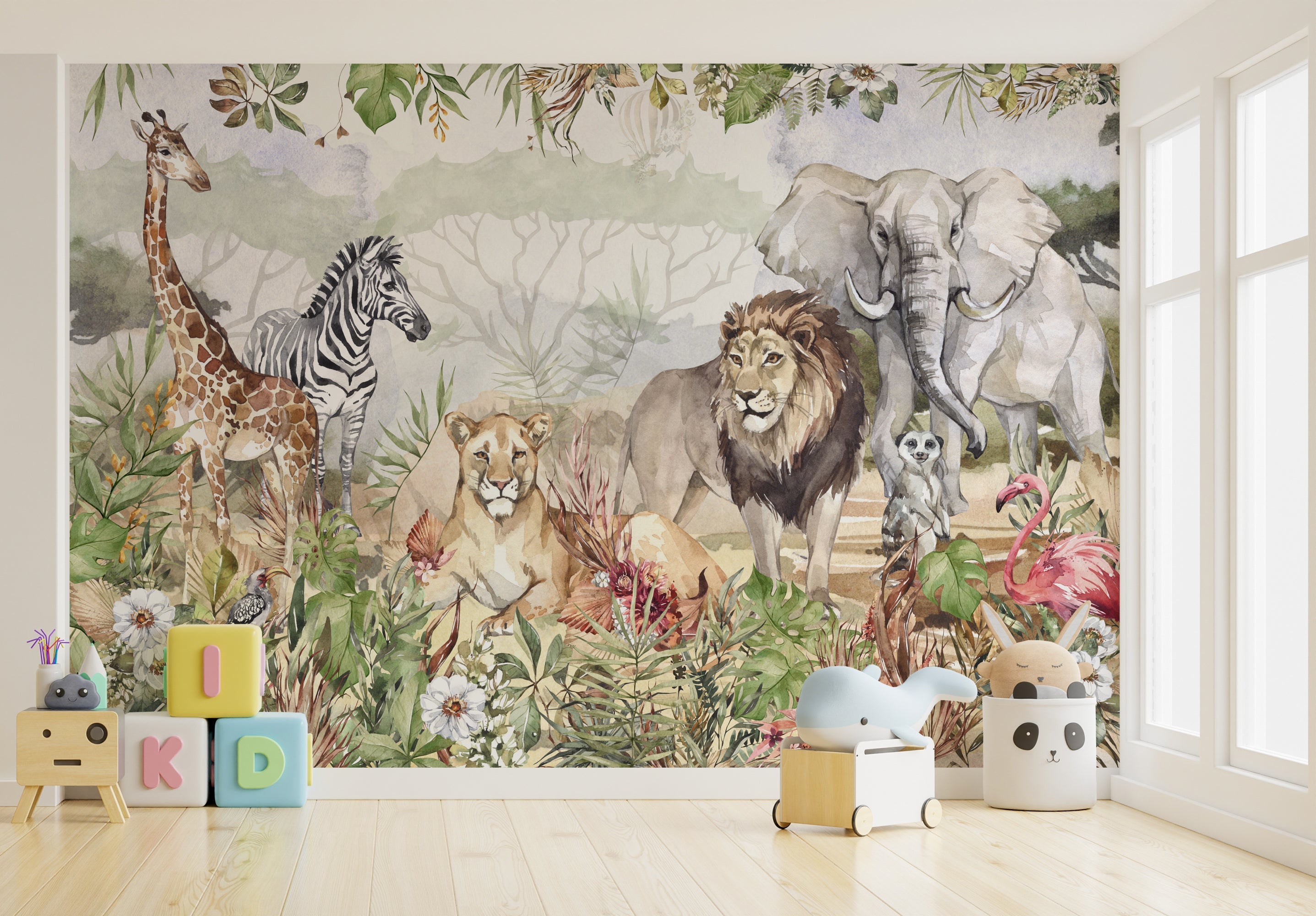 Safari Family Wallpaper