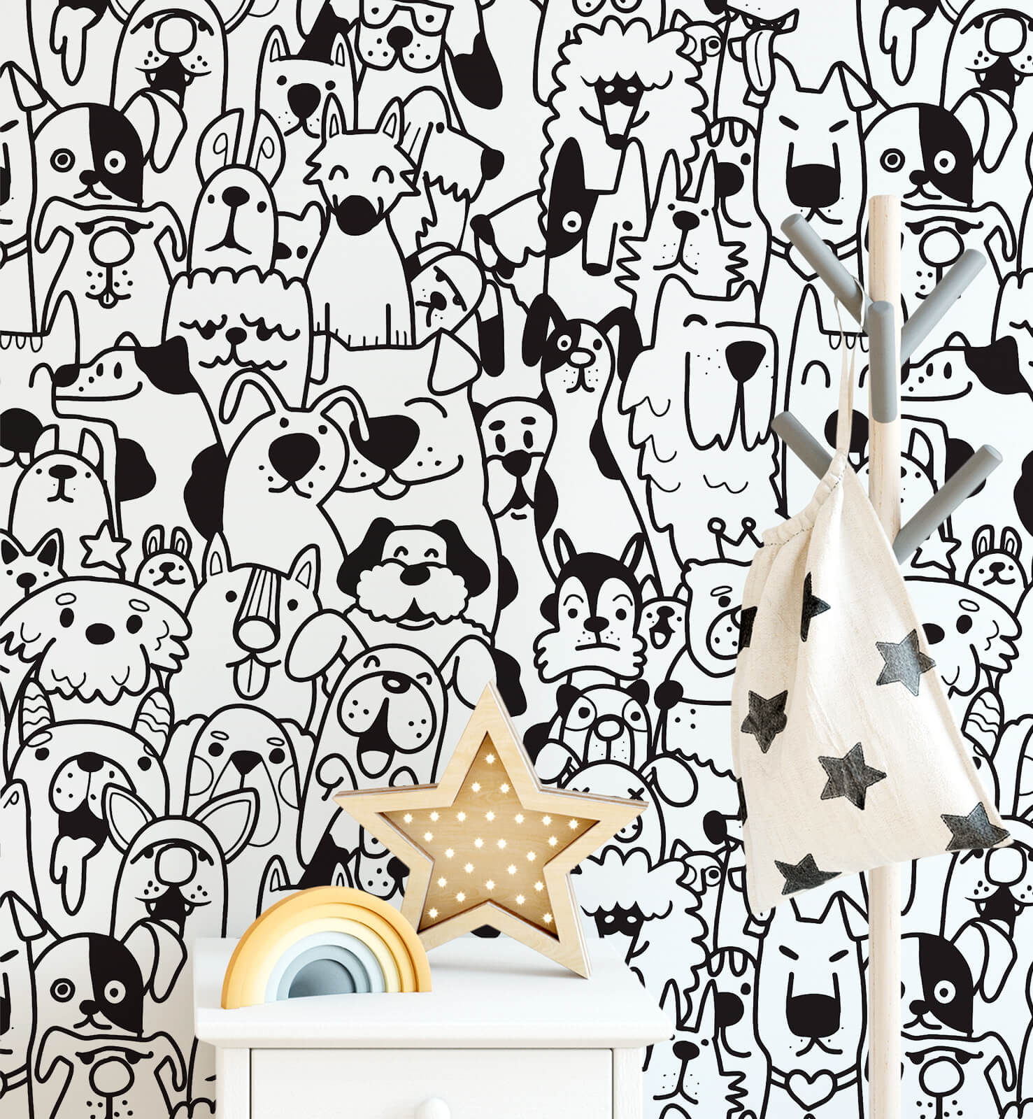 Hand drawn Dog Wallpaper