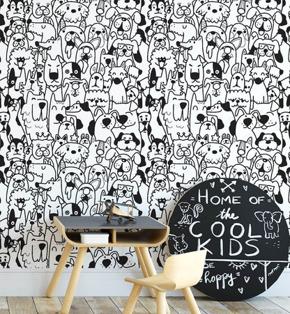 Hand drawn Dog Wallpaper