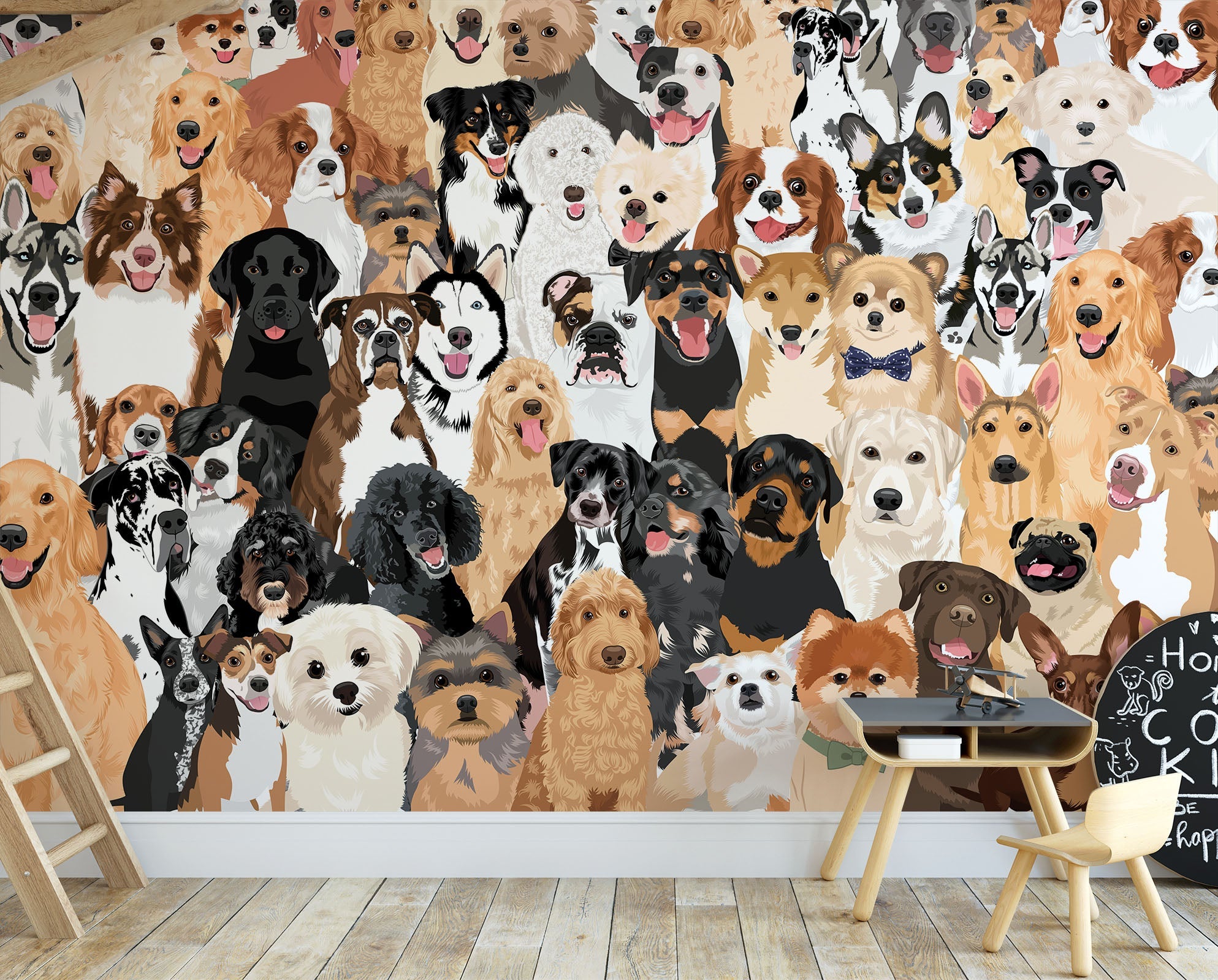 Collage Dog Puppy Wallpaper