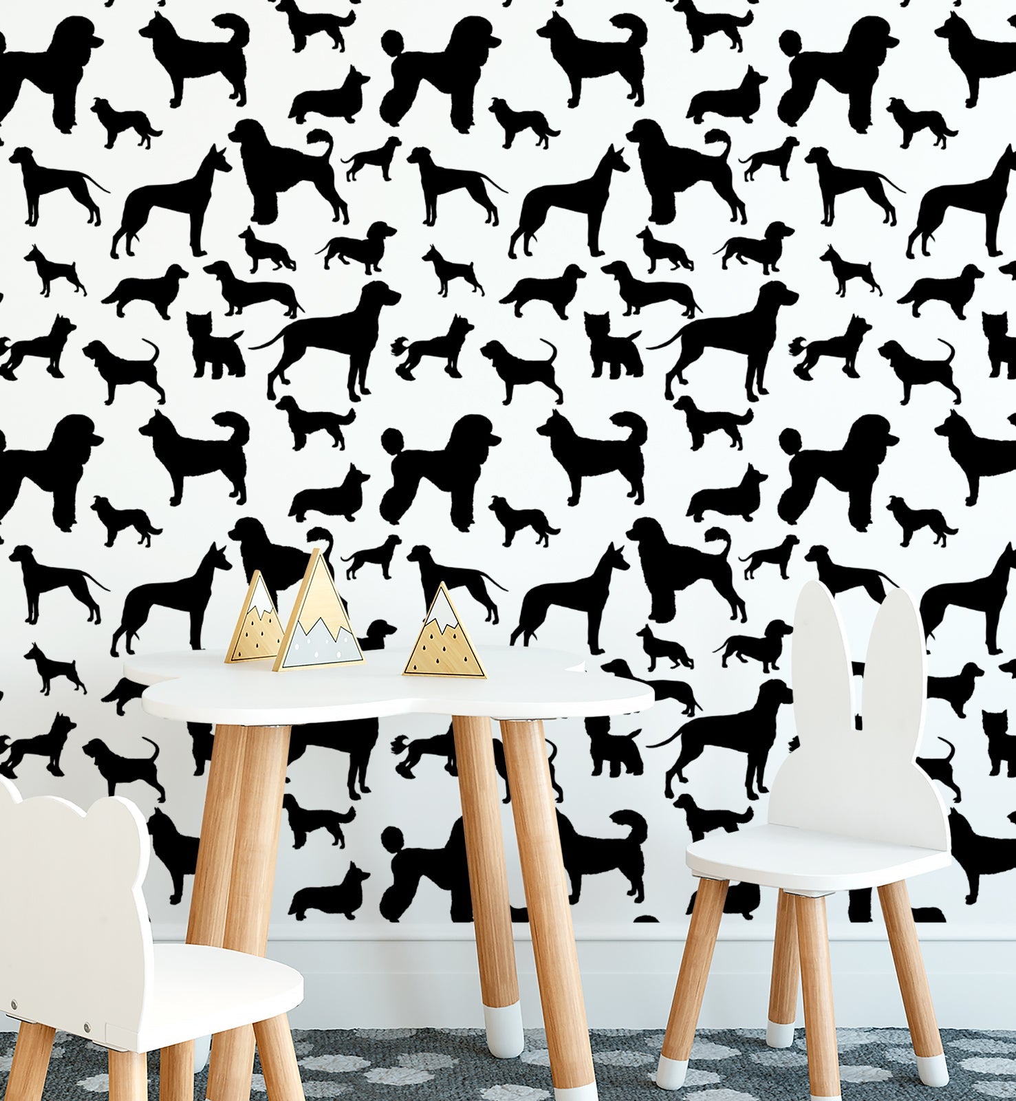 Cartoon Vector Dog Wallpaper