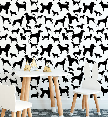 Cartoon Vector Dog Wallpaper