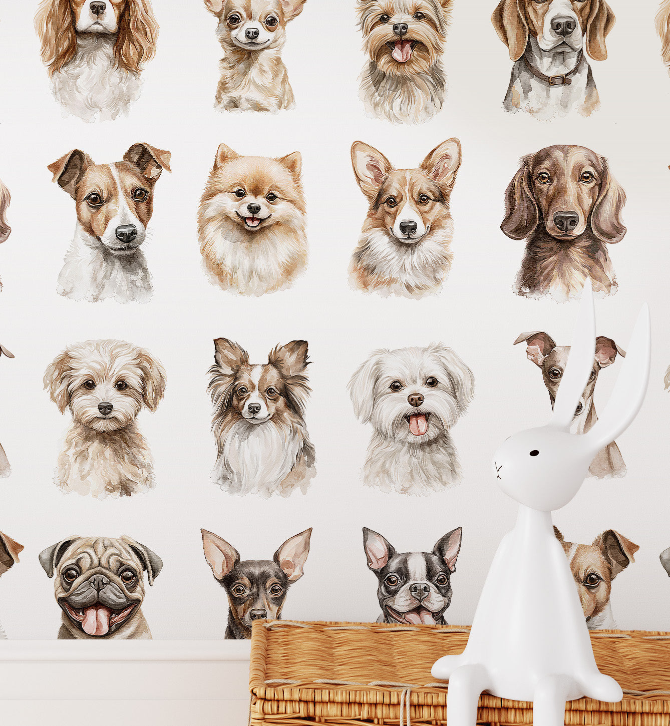 Portrait Dog Puppy Wallpaper