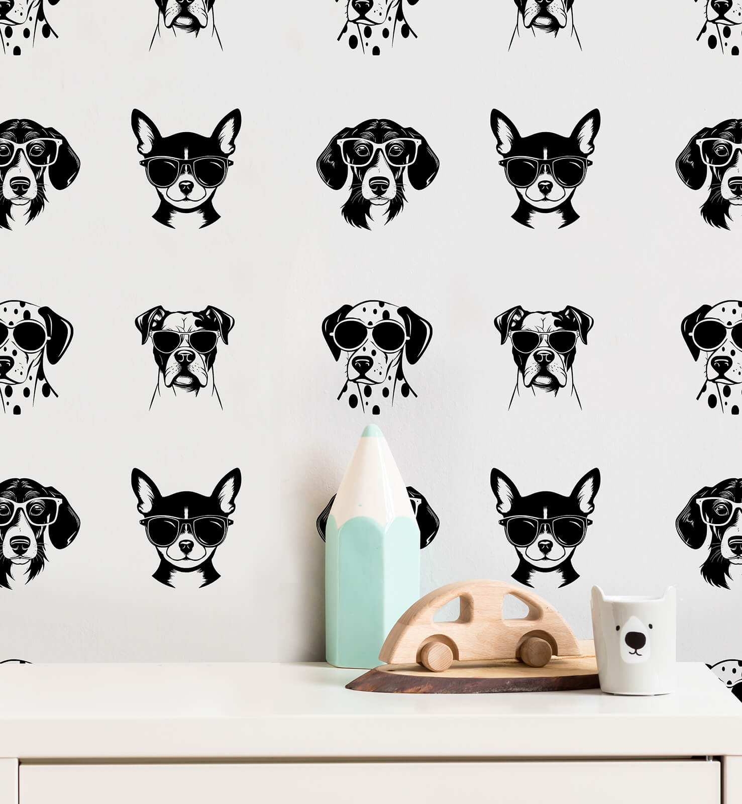 Minimalist Dog Wallpaper