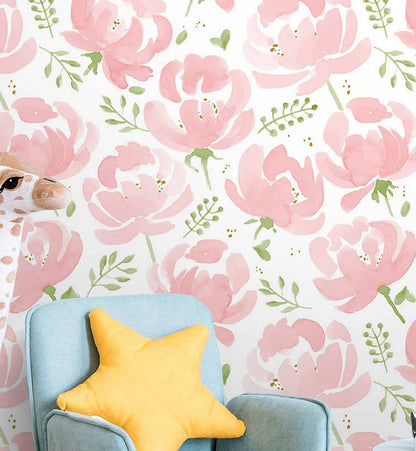 Peonies Hand Drawn - Walltrendz