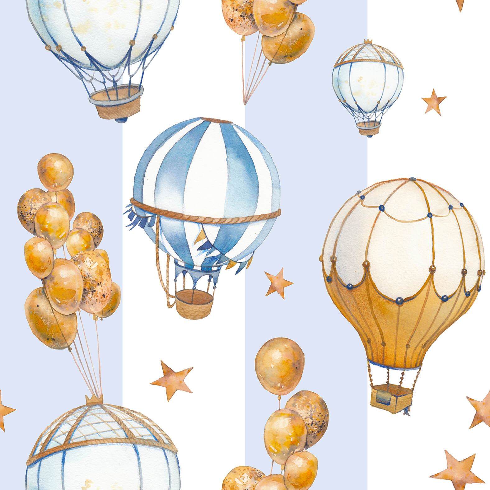 Watercolor Balloon Wallpaper