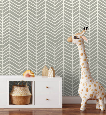 Herringbone Wallpaper