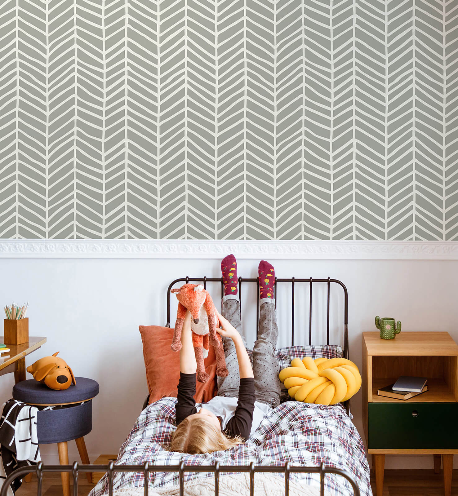 Herringbone Wallpaper