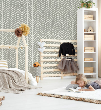 Herringbone Wallpaper