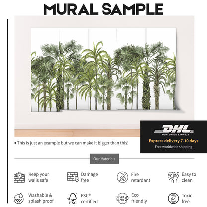 Palm Botanical Large Tree Wallpaper