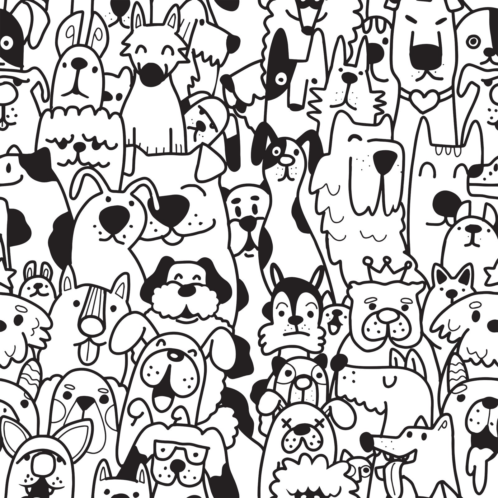 Hand drawn Dog Wallpaper