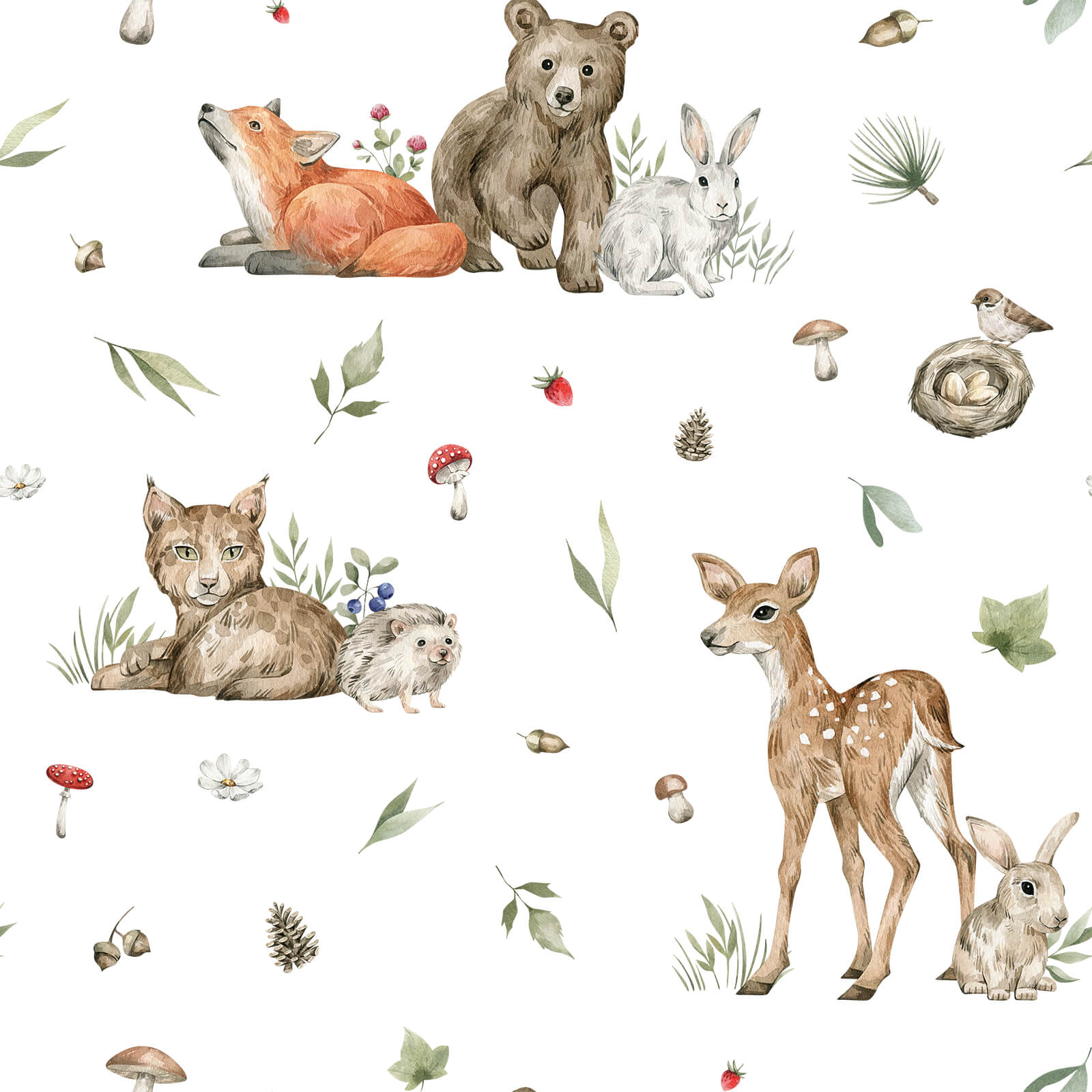 Dear Woodland Wallpaper