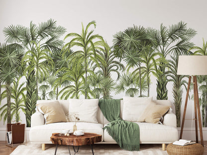Palm Botanical Large Tree Wallpaper