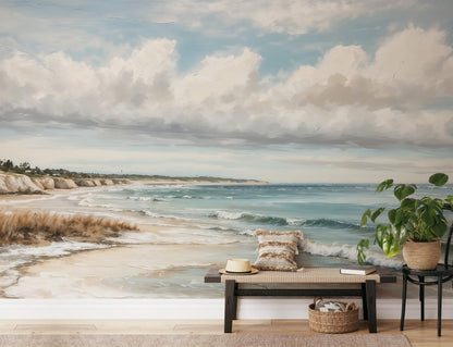 Oil Painting Ocean Wallpaper