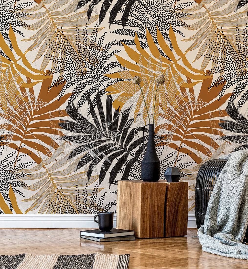 Retro Leaves - Walltrendz