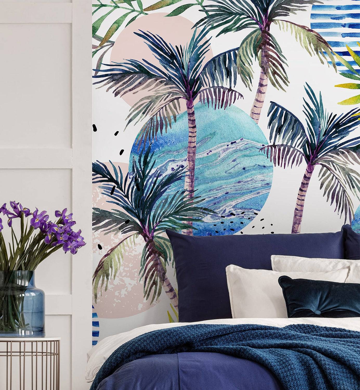 Watercolor Palm - Walltrendz