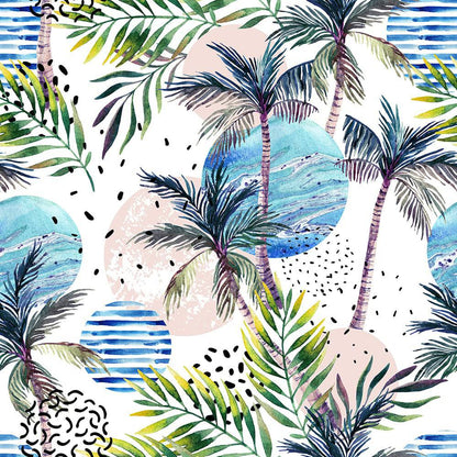 Watercolor Palm - Walltrendz