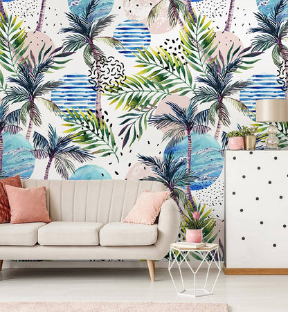 Watercolor Palm - Walltrendz