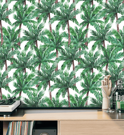 Watercolor Exotic Wallpaper