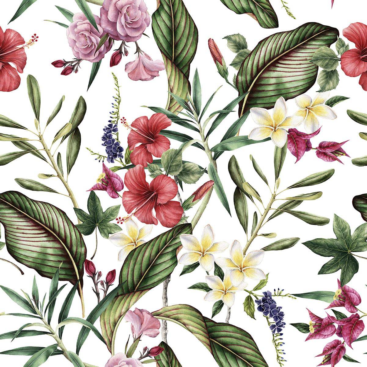 Tropical Watercolor - Walltrendz