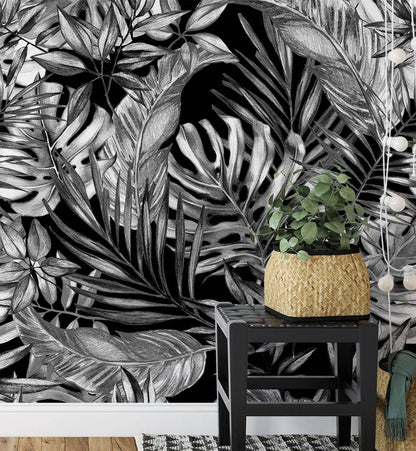 Charcoal Monstera - Walltrendz