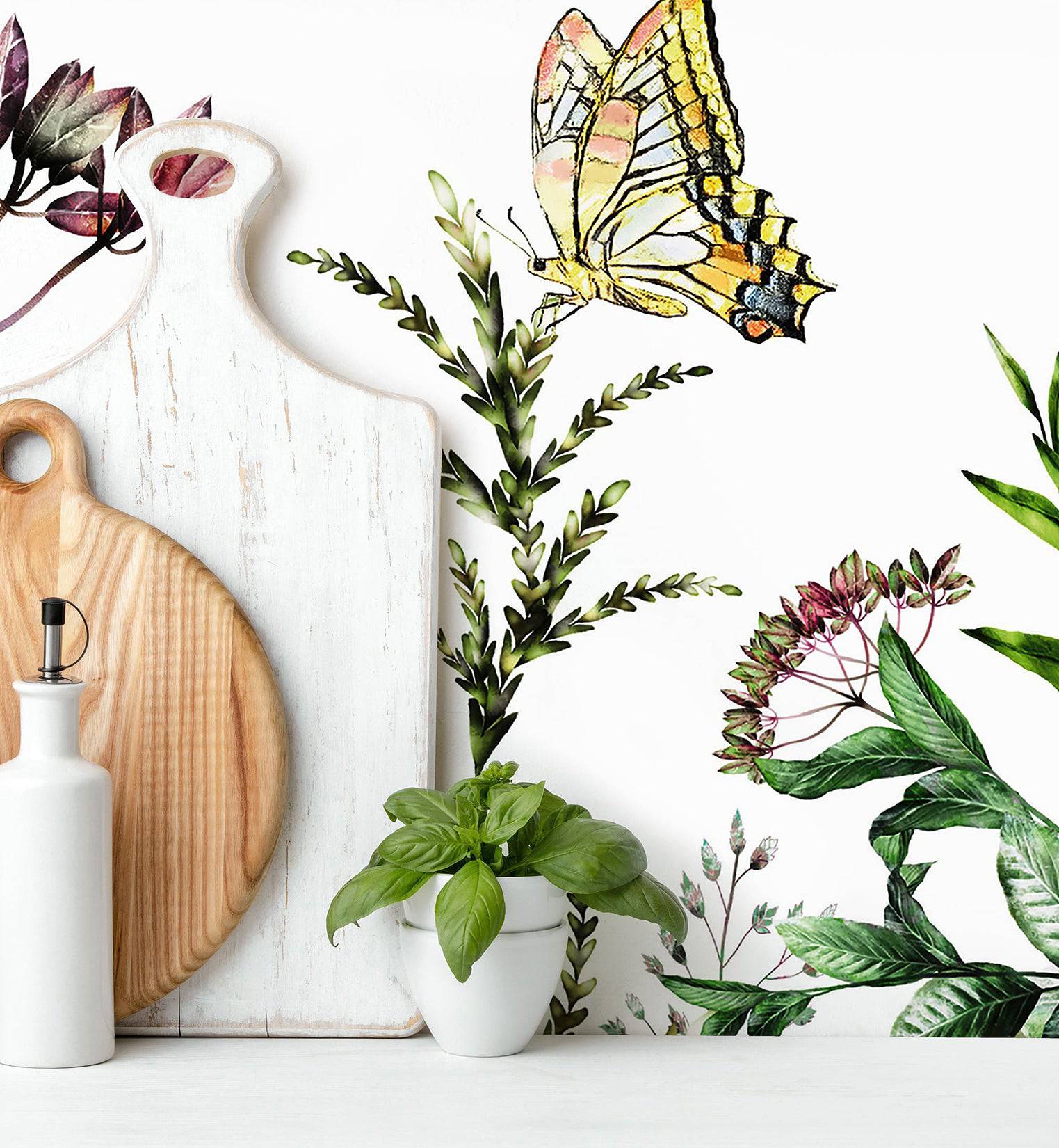Herbs Wild Flowers - Walltrendz