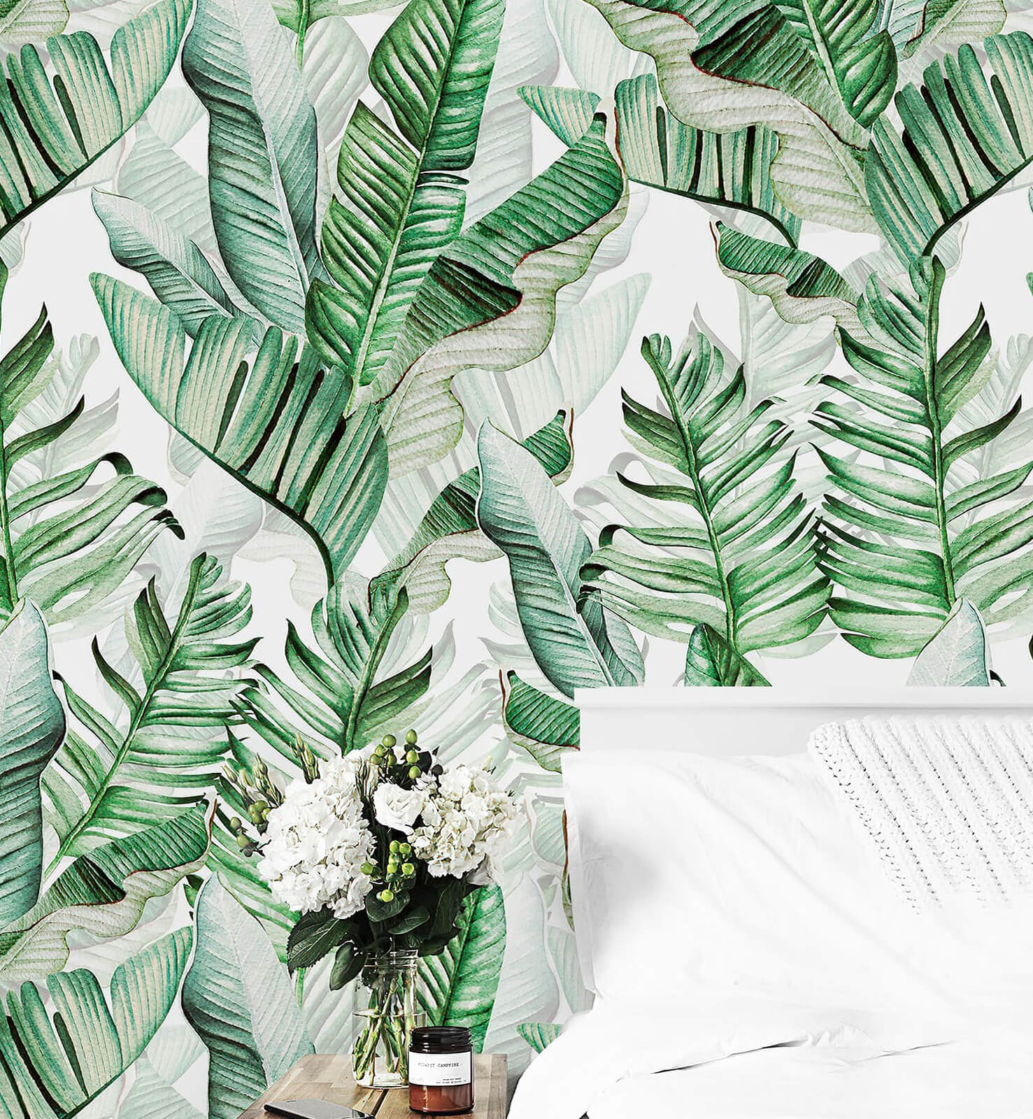 Beautiful Banana Leaves Wallpaper