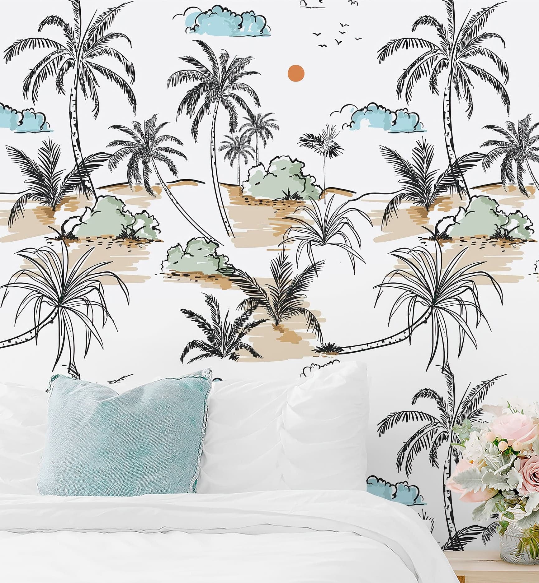 Island Palm Tree - Walltrendz