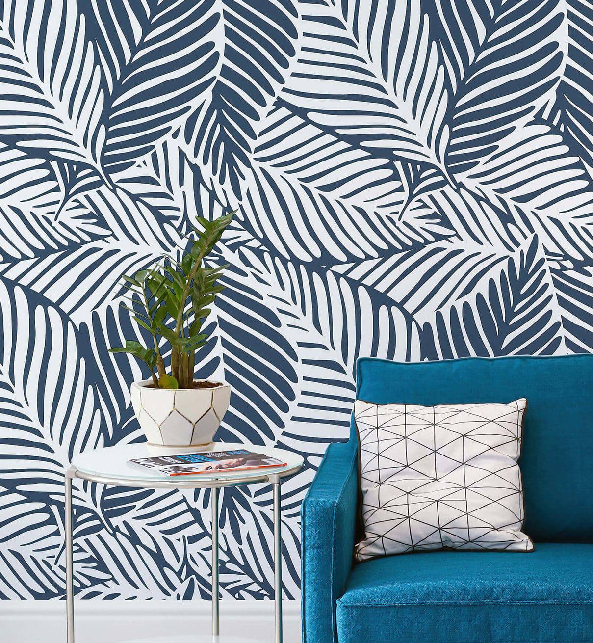 Modern Large Leaf - Walltrendz