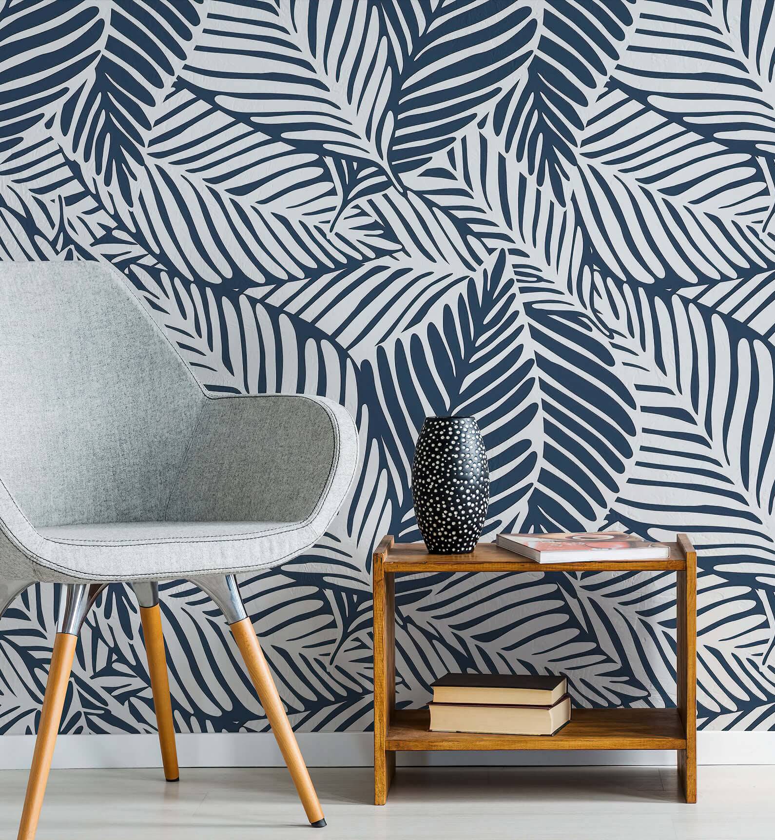 Modern Large Leaf - Walltrendz