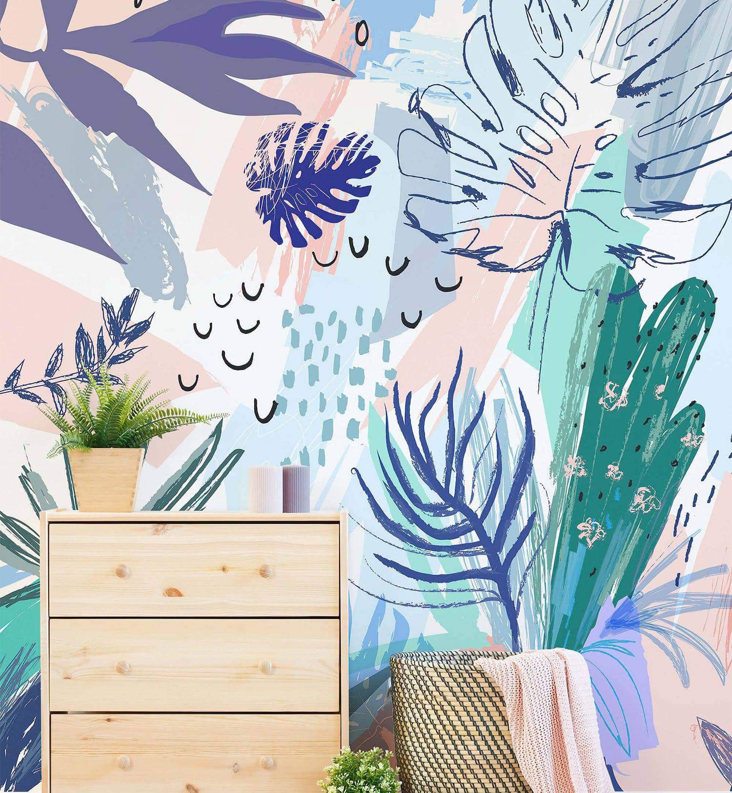 Large Mural  Monstera - Walltrendz