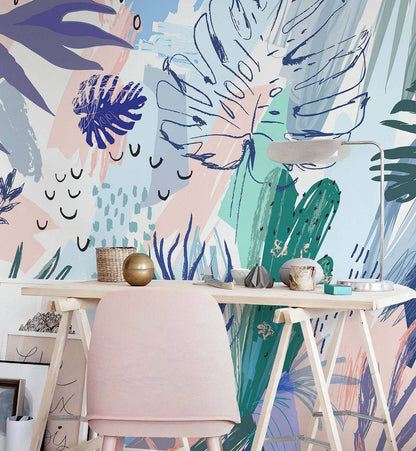 Large Mural  Monstera - Walltrendz