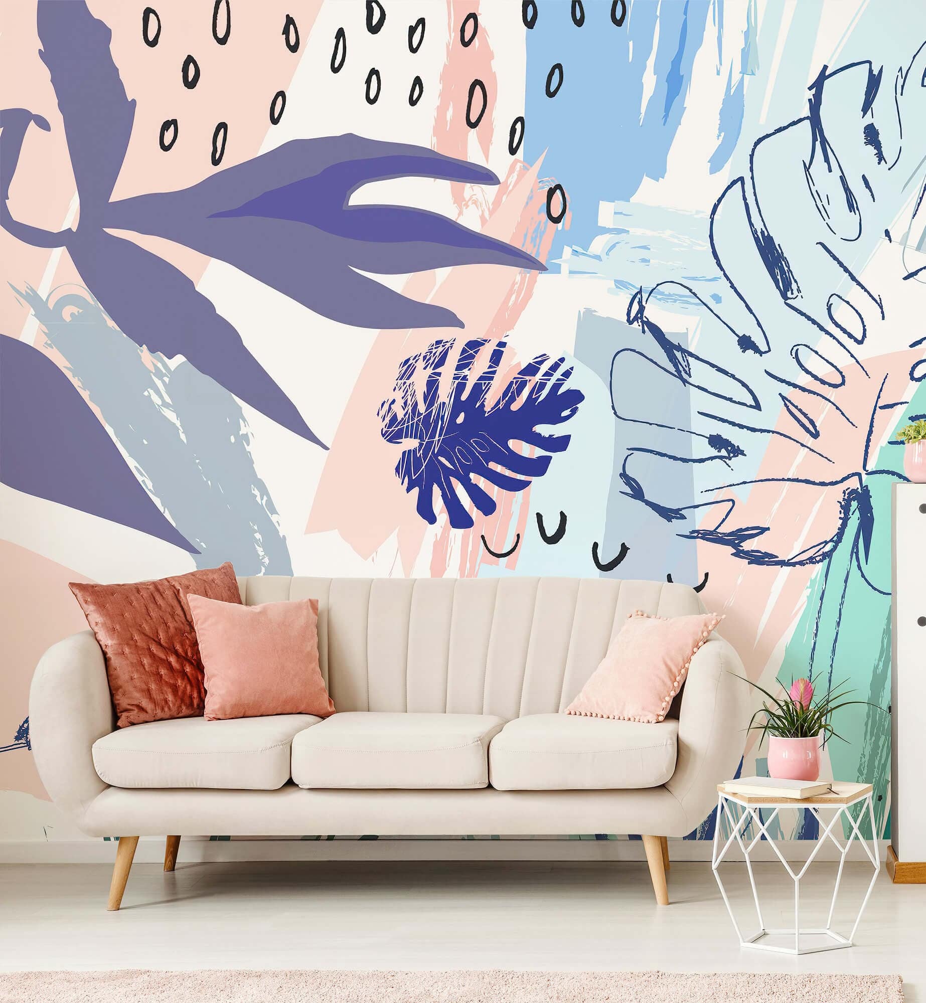 Large Mural  Monstera - Walltrendz