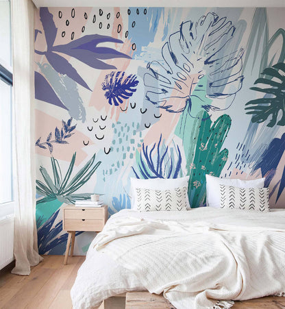 Large Mural  Monstera - Walltrendz