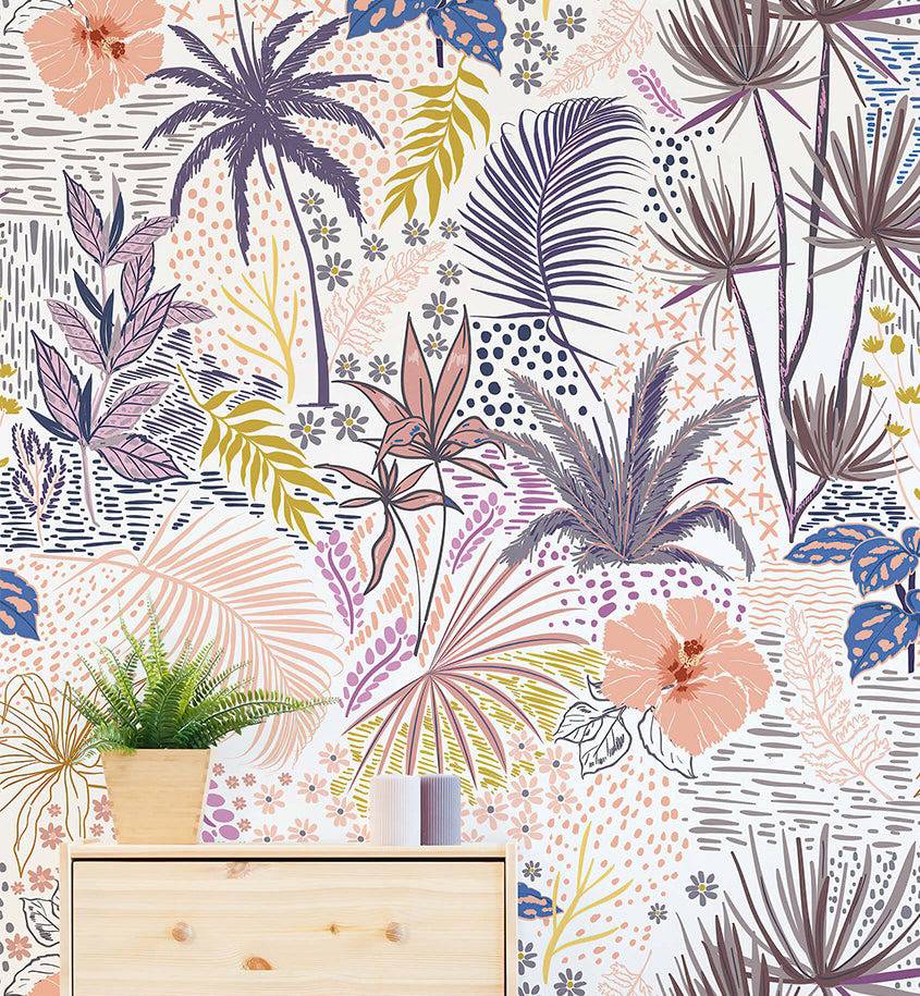 Sweet Sketch Palm - Walltrendz