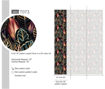 Luxury Boho Dark Tropical