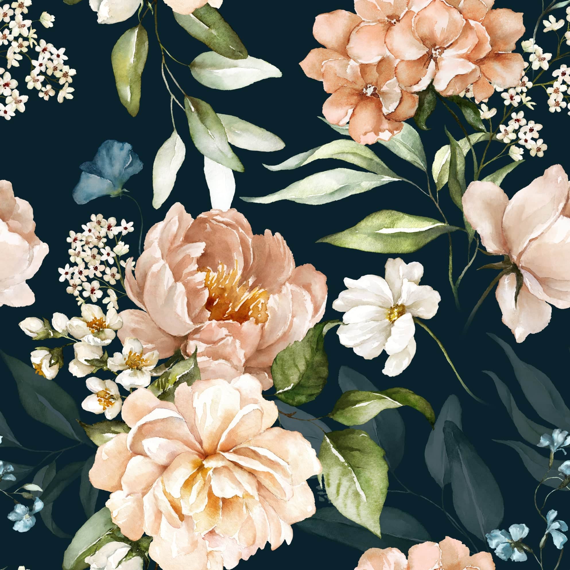 Blush flowers - Walltrendz