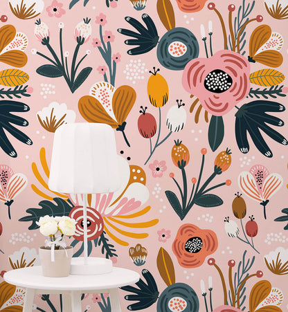 Floral Decor Wallpaper