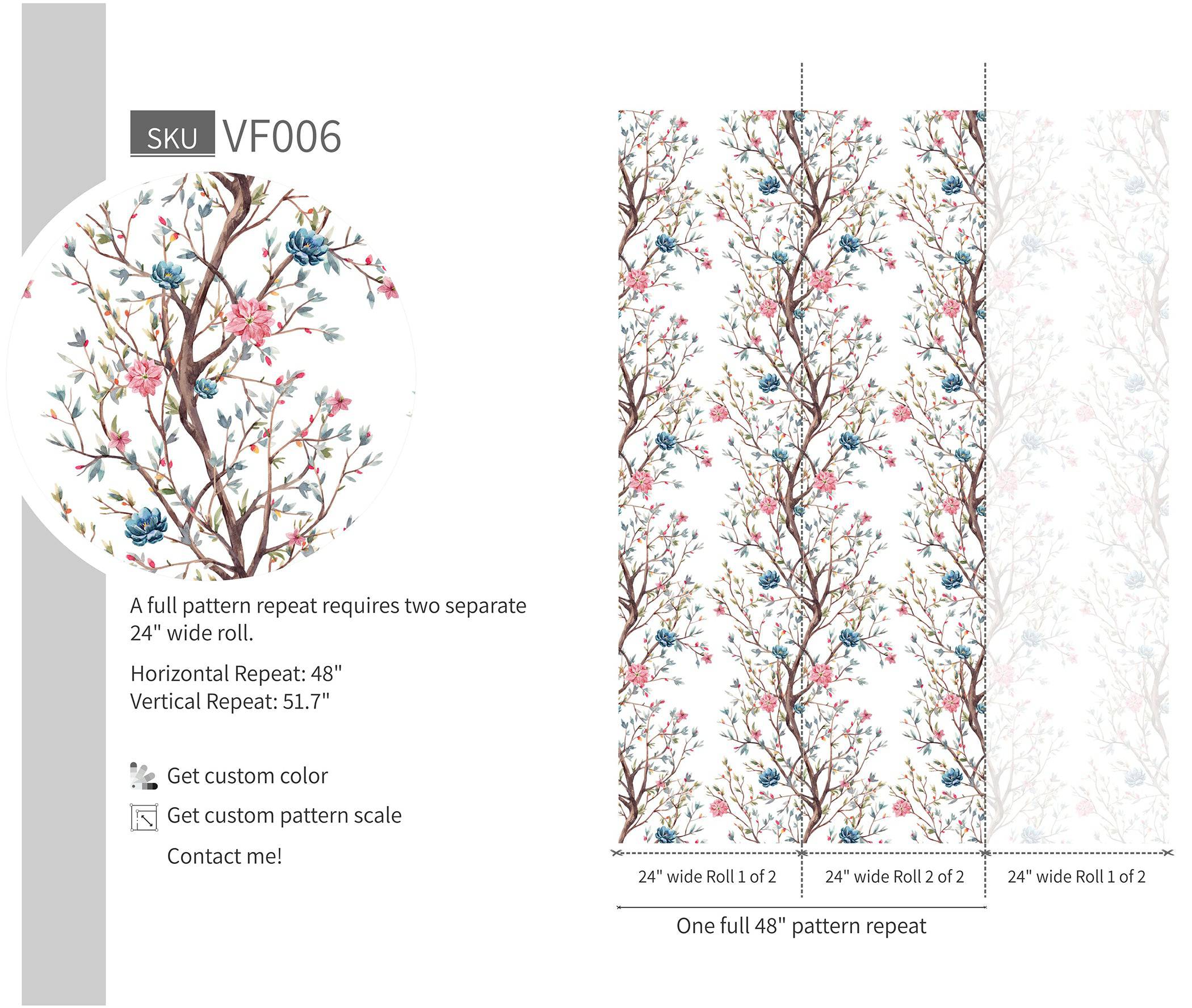 Spring Flowering Tree - Walltrendz