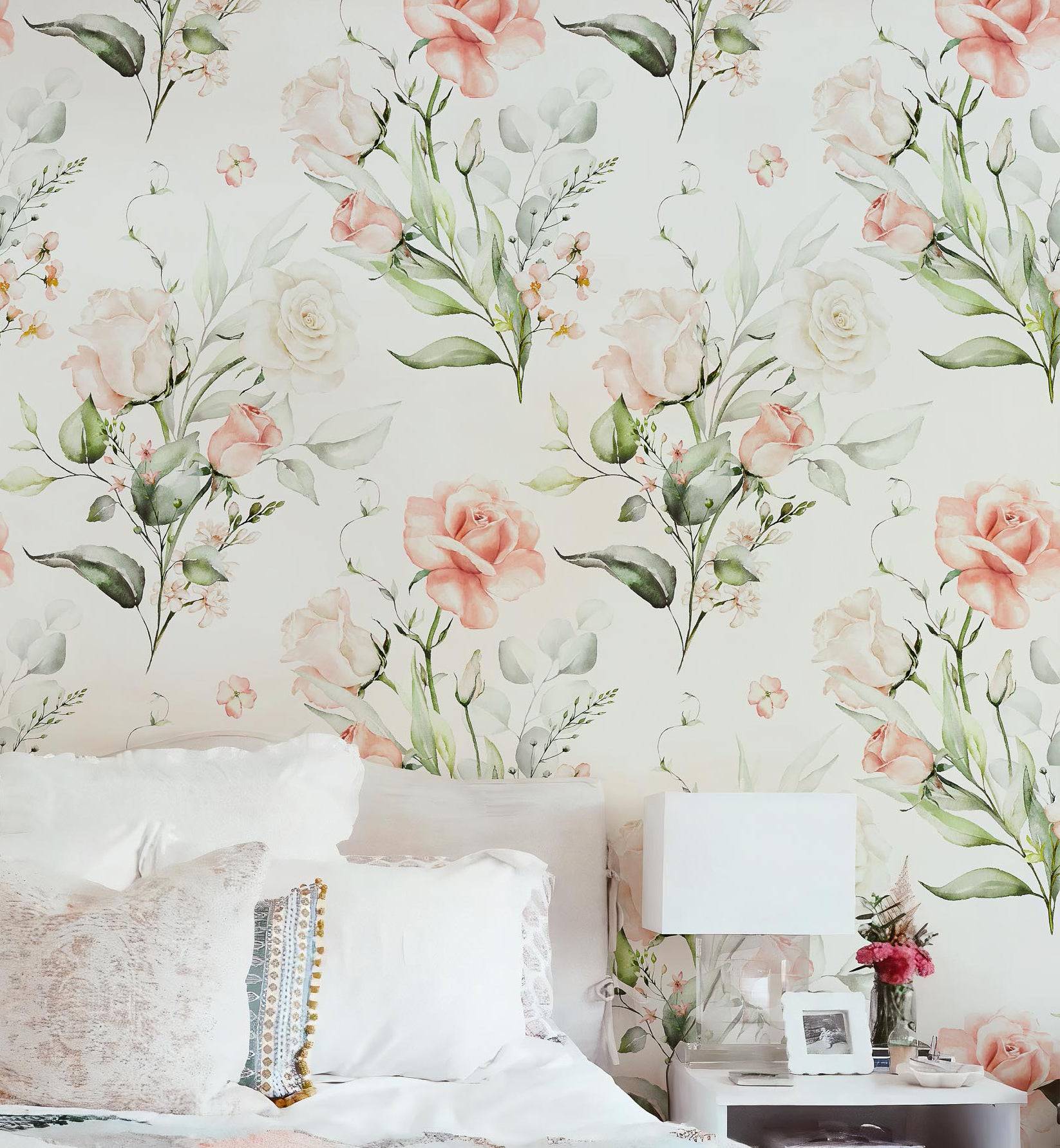 Rose  Floral - Walltrendz