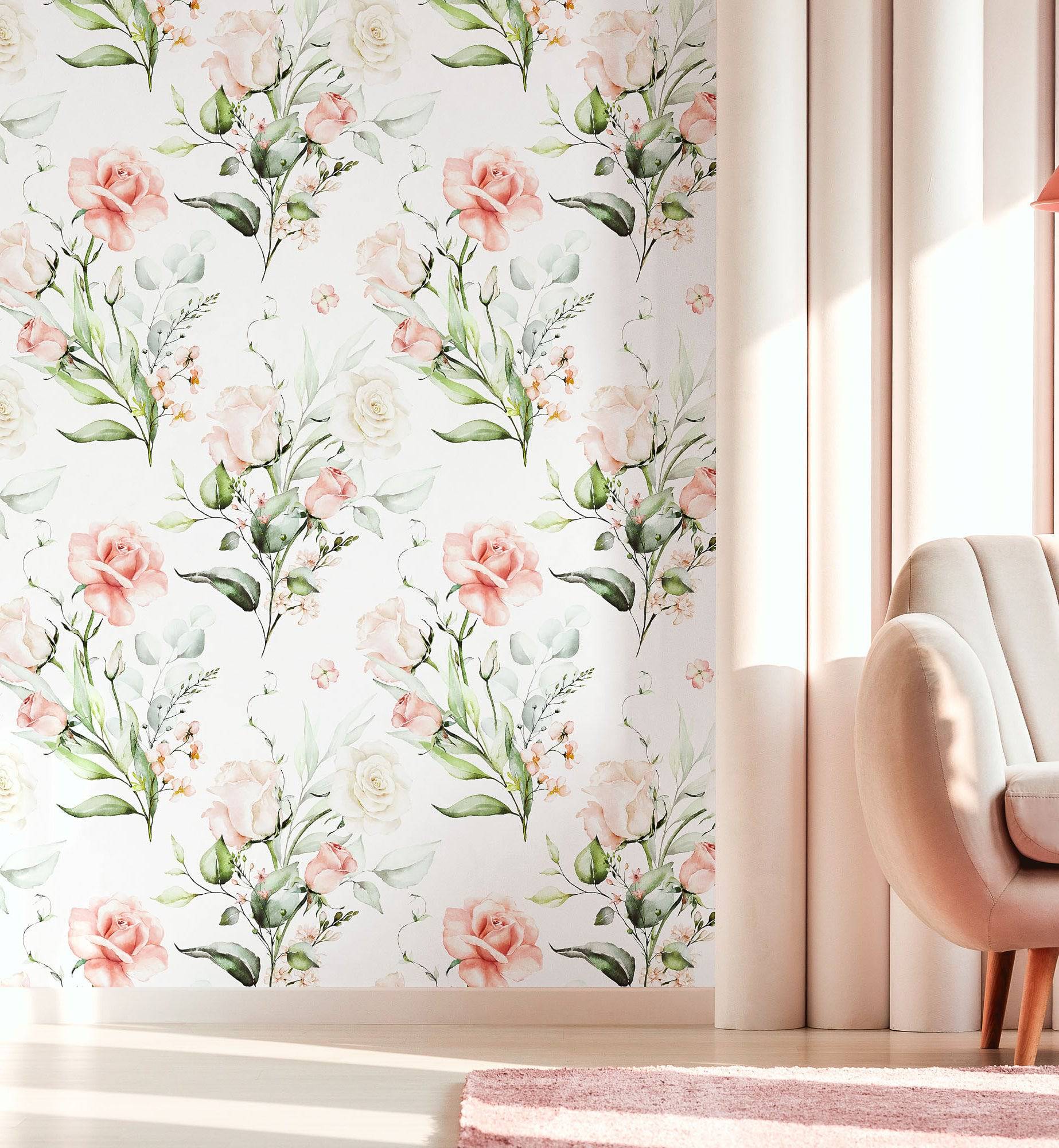 Rose  Floral - Walltrendz