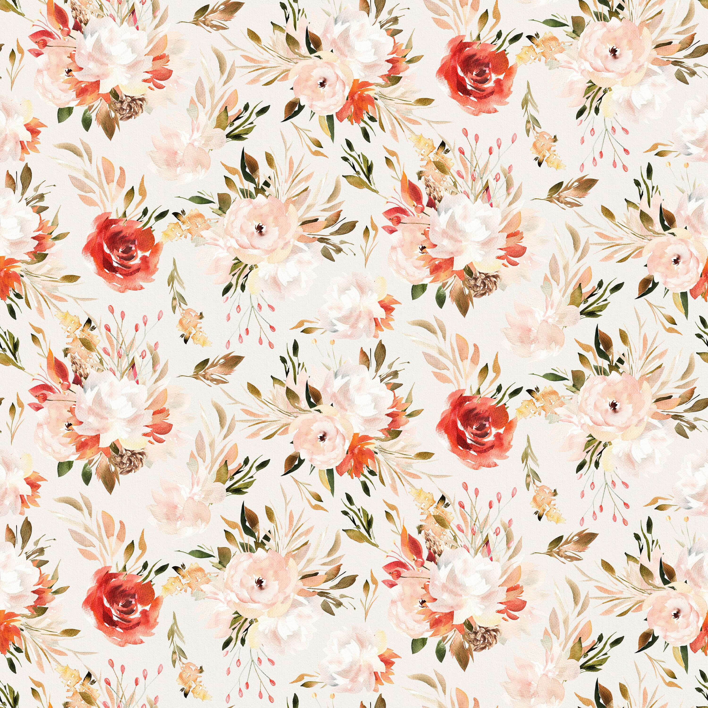 Vintage Flowers Wallpaper