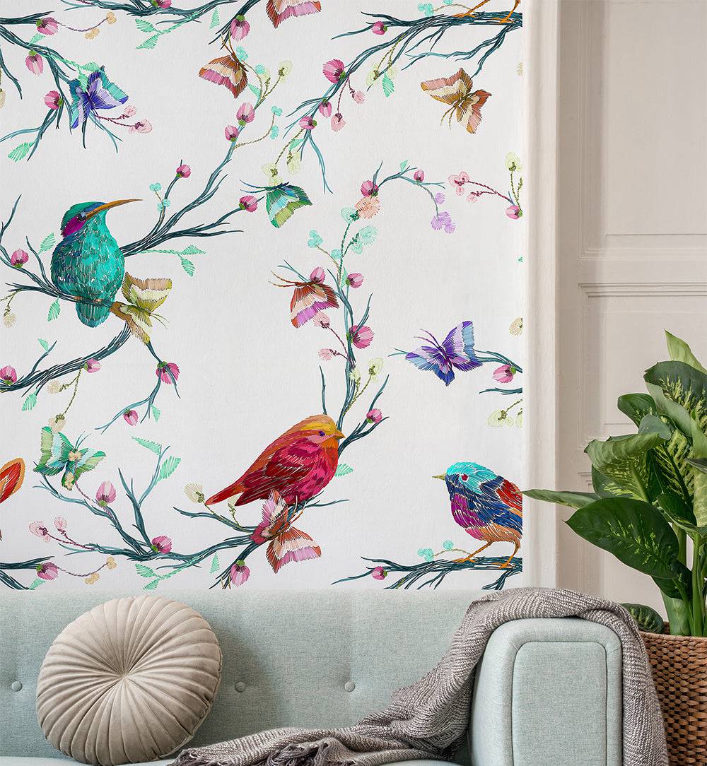 Vintage Cute bird - Walltrendz