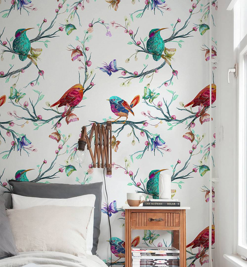 Vintage Cute bird - Walltrendz