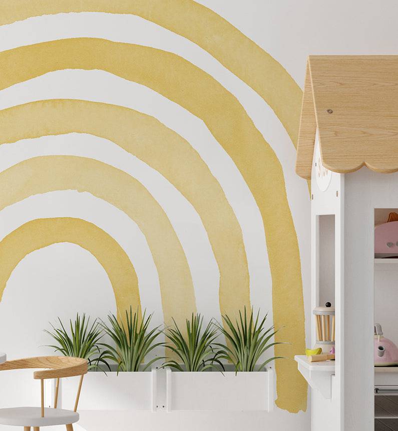 Watercolor Rainbow - Walltrendz