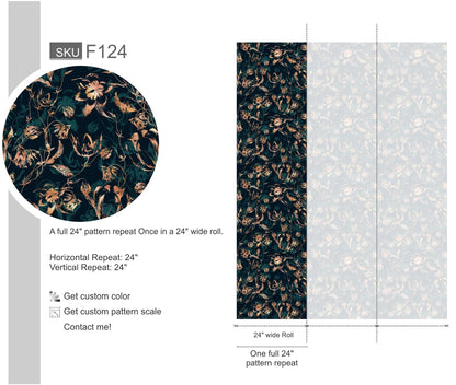 Royal Floral Wallpaper