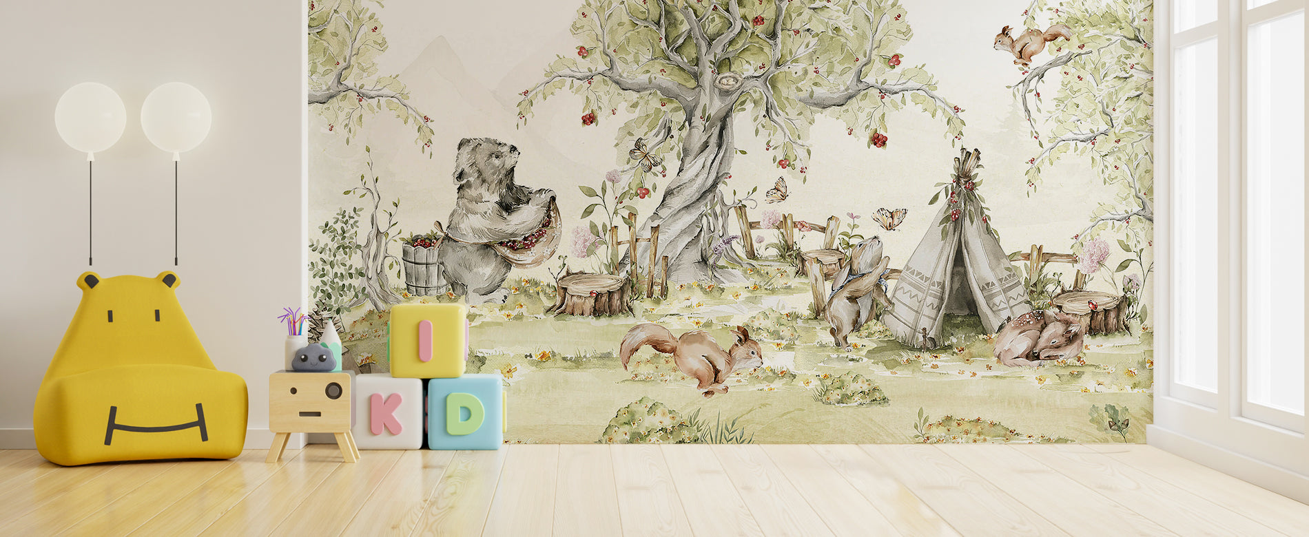 Bachpan wallpaper design for children's rooms
