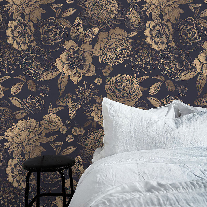 Bedroom wallpaper design from Walltrendz
