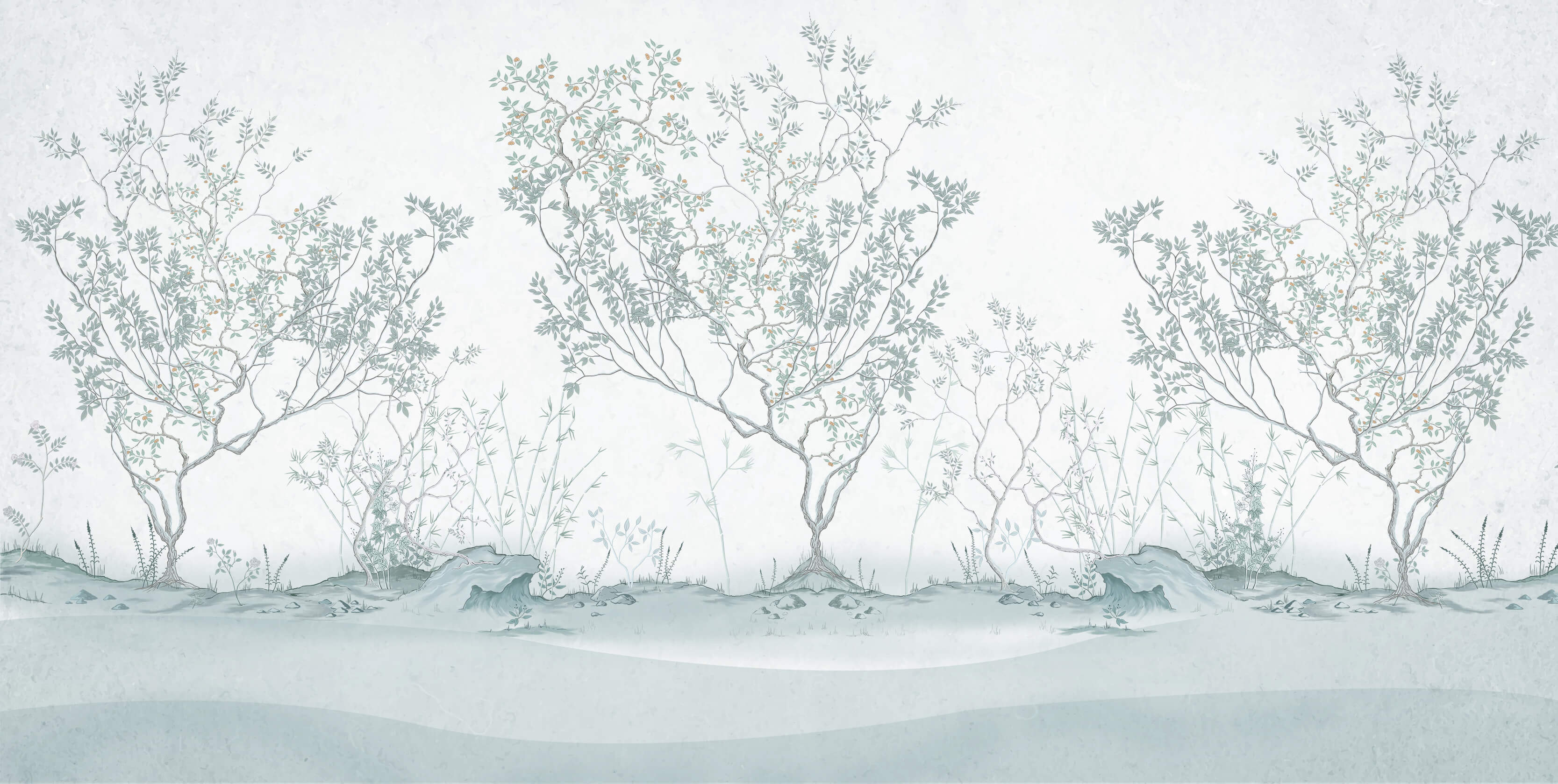 Chinoiserie Handmade Tree Wallpaper
