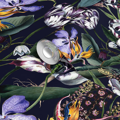 Tulip Vintage Tropical Wallpaper